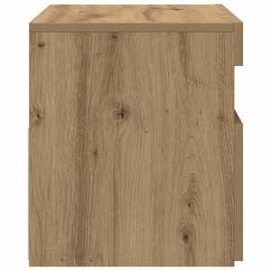 TV stolek s LED dub artisan 60 x 35 x 40 cm kompozitní dřevo - obrázek 8