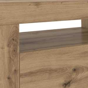 TV stolek s LED dub artisan 120 x 35 x 40 cm kompozitní dřevo - obrázek 11