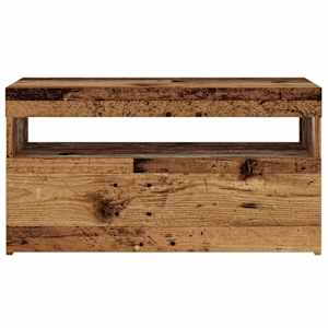 TV stolek s LED old wood 75 x 35 x 40 cm kompozitní dřevo - obrázek 7