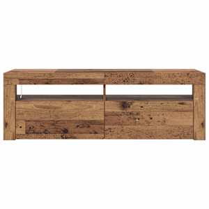 TV stolek s LED old wood 120 x 35 x 40 cm kompozitní dřevo - obrázek 6