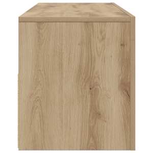TV stolek s LED dub artisan 120 x 35 x 40 cm kompozitní dřevo - obrázek 8