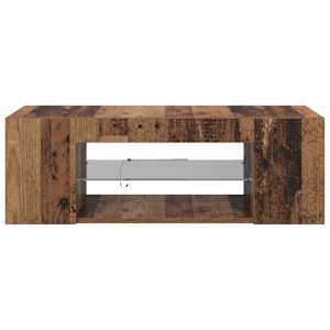 TV stolek s LED old wood 90 x 39 x 30 cm kompozitní dřevo - obrázek 6