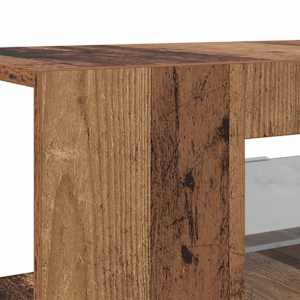 TV stolek s LED old wood 90 x 39 x 30 cm kompozitní dřevo - obrázek 10