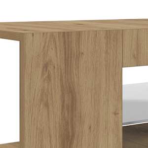TV stolek s LED dub artisan 90 x 39 x 30 cm kompozitní dřevo - obrázek 10