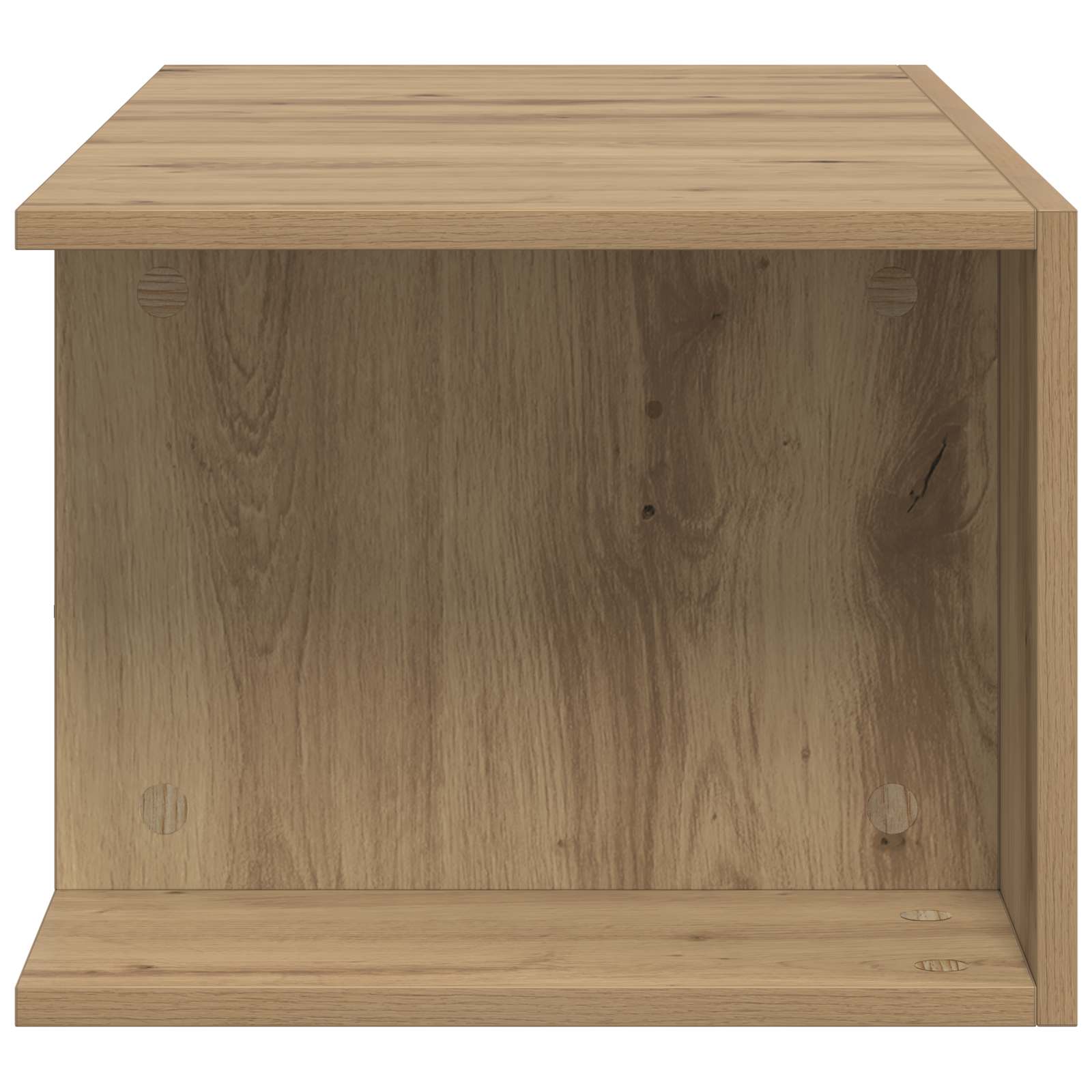 vidaXL Tv-meubel met LED 90x39x30 cm bewerkt hout artisanaal eiken