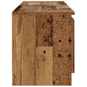 TV stolek s LED old wood 120 x 30 x 36 cm kompozitní dřevo - obrázek 8