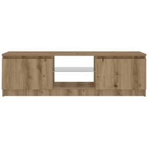 TV stolek s LED dub artisan 120 x 30 x 36 cm kompozitní dřevo - obrázek 7