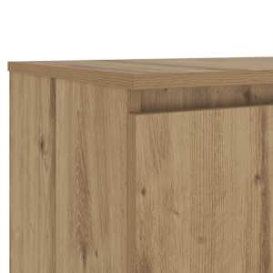 TV stolek s LED dub artisan 140 x 40 x 36 cm kompozitní dřevo - obrázek 11