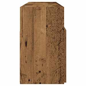 TV stolek s LED old wood 120 x 30 x 50 cm kompozitní dřevo - obrázek 8