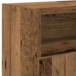 TV stolek s LED old wood 120 x 30 x 50 cm kompozitní dřevo - obrázek 11