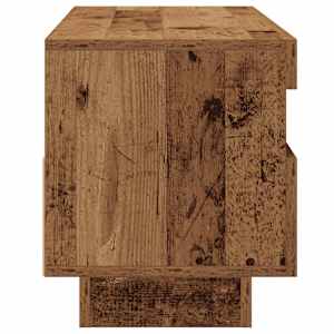 TV stolek s LED old wood 100 x 35 x 40 cm kompozitní dřevo - obrázek 9