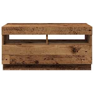 TV stolek s LED old wood 80 x 35 x 40 cm kompozitní dřevo - obrázek 6