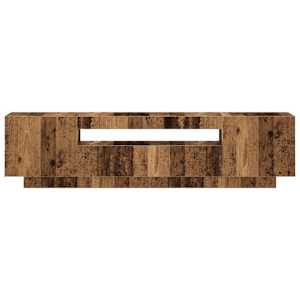 TV stolek s LED old wood 160 x 35 x 40 cm kompozitní dřevo - obrázek 7