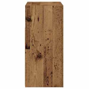Příborník s LED old wood 80 x 35 x 75 cm kompozitní dřevo - obrázek 8