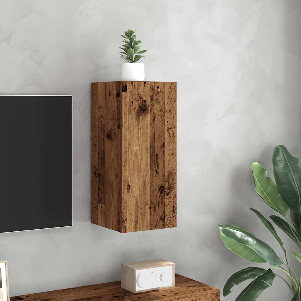 vidaXL TV skrinka, staré drevo 30,5x30x60 cm, kompozitné drevo