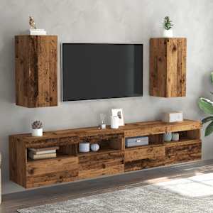 TV skříňky 2 ks old wood 30,5 x 30 x 60 cm kompozitní dřevo - obrázek 3
