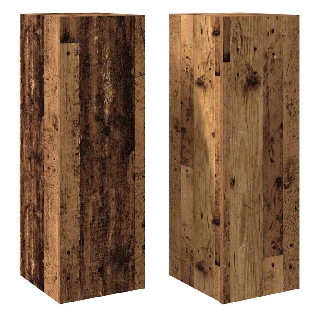 vidaXL TV skĹ™Ă­Ĺ�ky 2 ks old wood 30,5 x 30 x 90 cm kompozitnĂ­ dĹ™evo