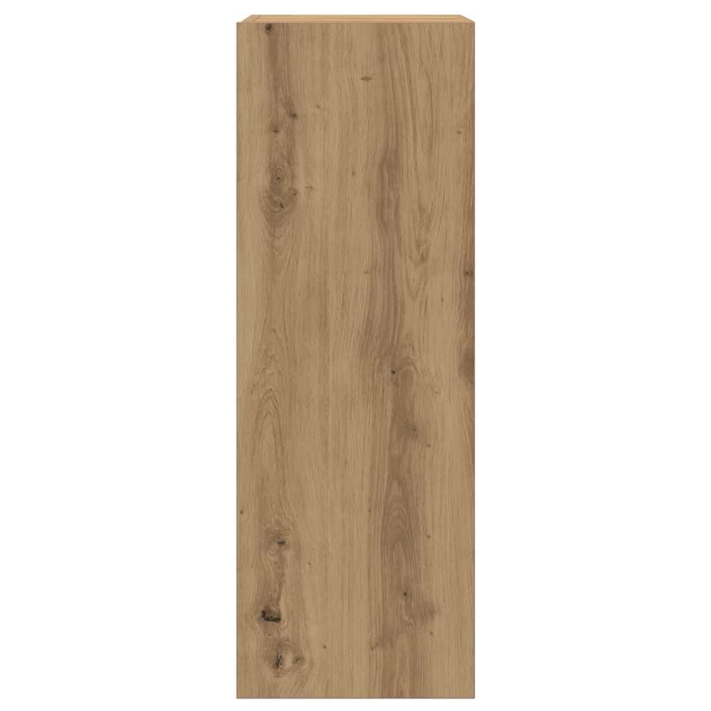vidaXL Tv-meubel 30,5x30x90 cm bewerkt hout artisanaal eikenkleurig, foto 2