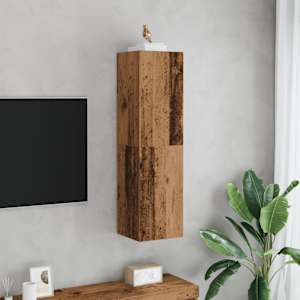 TV skříňka old wood 30,5 x 30 x 110 cm kompozitní dřevo - obrázek 3