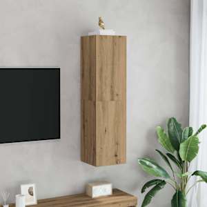 TV skříňka dub artisan 30,5 x 30 x 110 cm kompozitní dřevo - obrázek 1