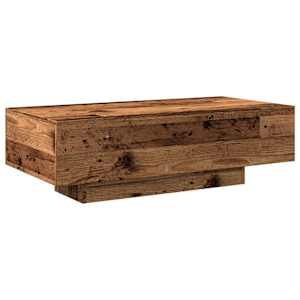 Konferenční stolek old wood 100 x 49,5 x 31 cm kompozitní dřevo - obrázek 2