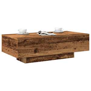 Konferenční stolek old wood 100 x 49,5 x 31 cm kompozitní dřevo - obrázek 1
