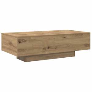 Konferenční stolek dub artisan 100x49,5x31 cm kompozitní dřevo - obrázek 2