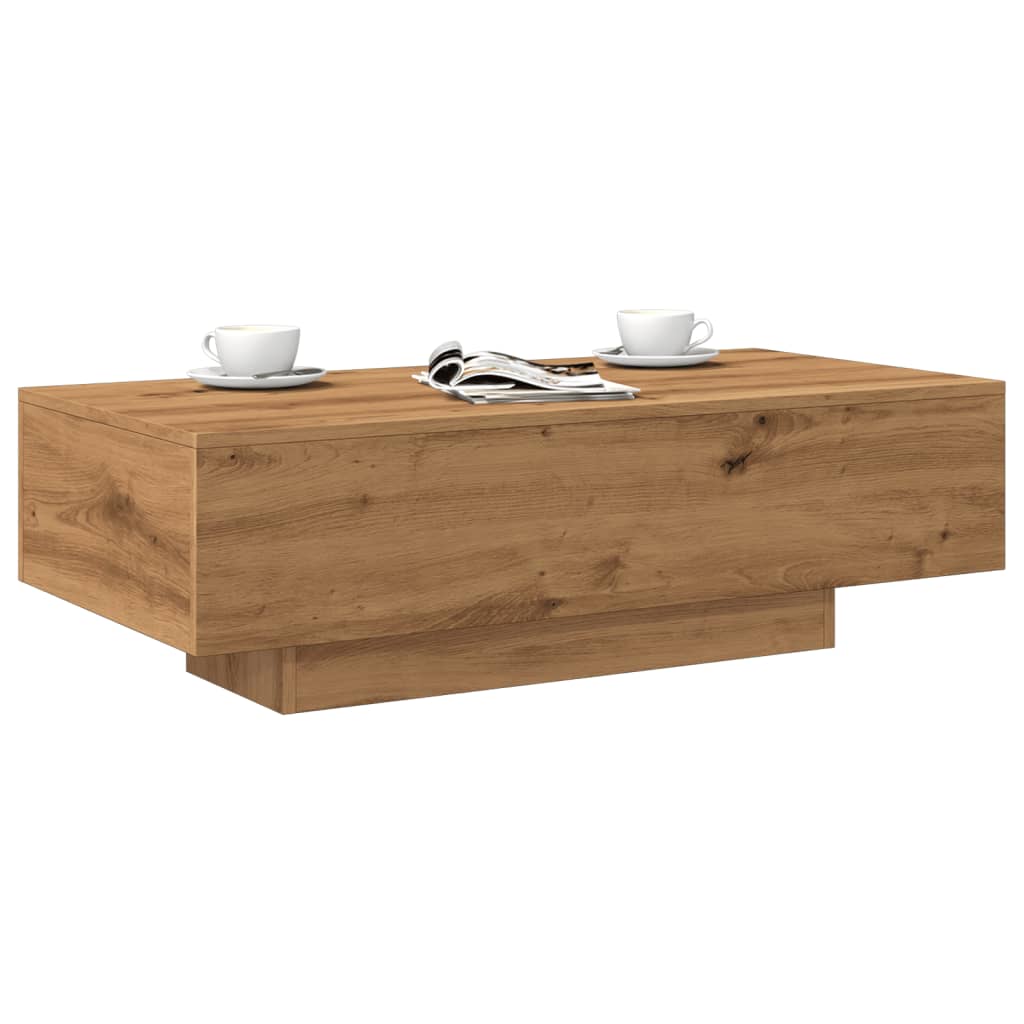 vidaXL Couchtisch Artisan-Eiche 100x49,5x31 cm Holzwerkstoff