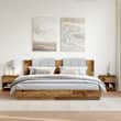VidaXL Comodini In Legno Multistrato 2 Pezzi – Rovere Artigianale, 40x36x65 Cm, 3 Cassetti, Design Classico - 5