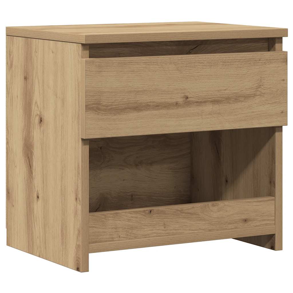 vidaXL Noční stolek dub artisan 40x30x39 cm kompozitní dřevo
