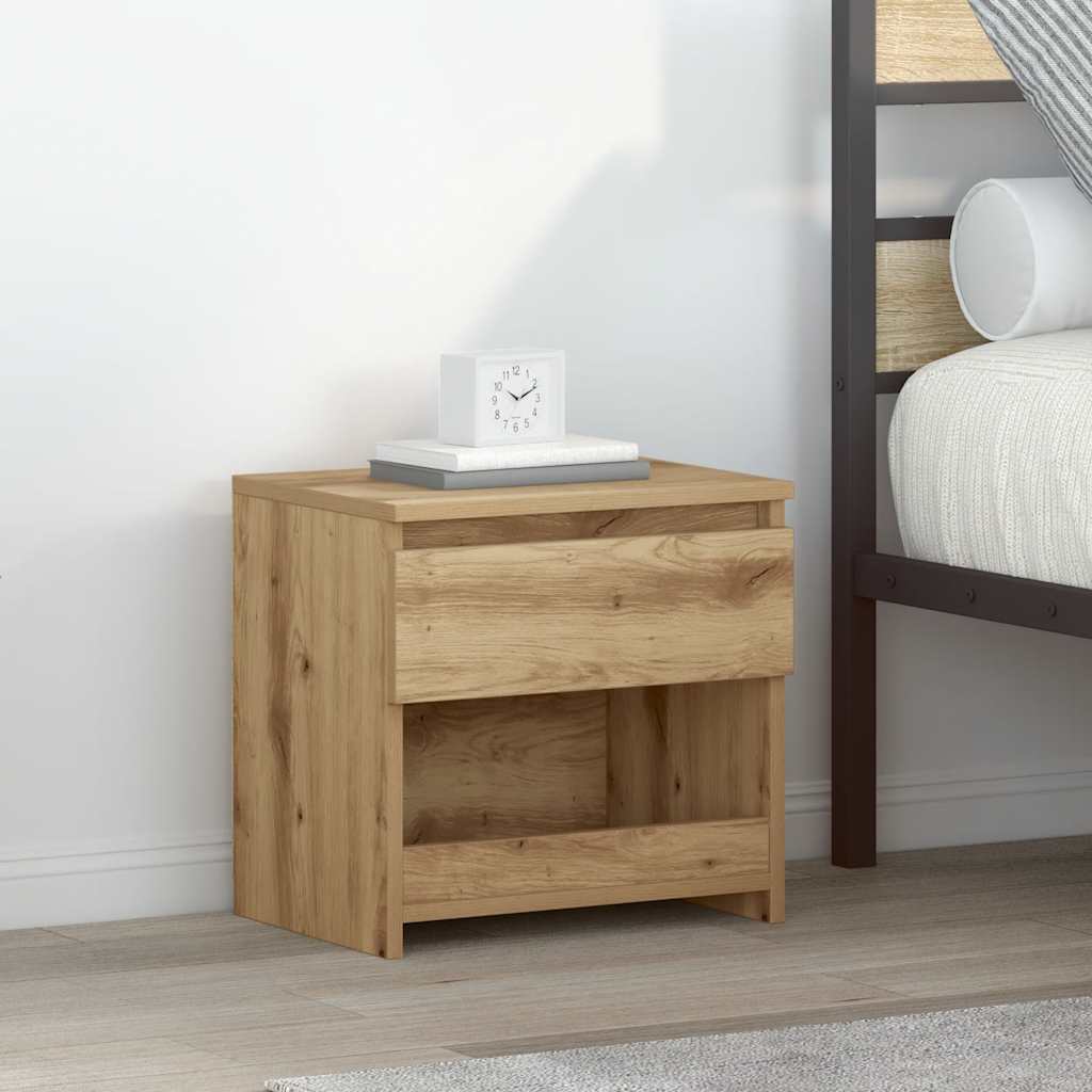 vidaXL Nachttisch Artisan-Eiche 40x30x39 cm Holzwerkstoff