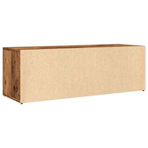 Botníková lavice old wood 105 x 35 x 35 cm kompozitní dřevo - obrázek 6