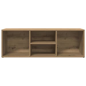Botníková lavice dub artisan 105 x 35 x 35 cm kompozitní dřevo - obrázek 4
