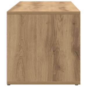 Botníková lavice dub artisan 105 x 35 x 35 cm kompozitní dřevo - obrázek 5