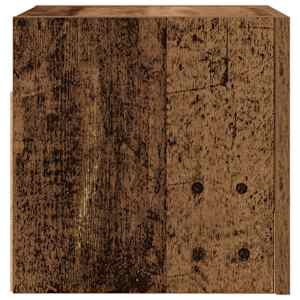 Nástěnná TV skříňka old wood 30,5 x 30 x 30 cm - obrázek 5
