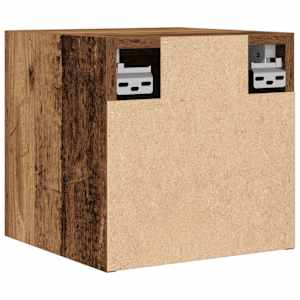 Nástěnná TV skříňka old wood 30,5 x 30 x 30 cm - obrázek 6
