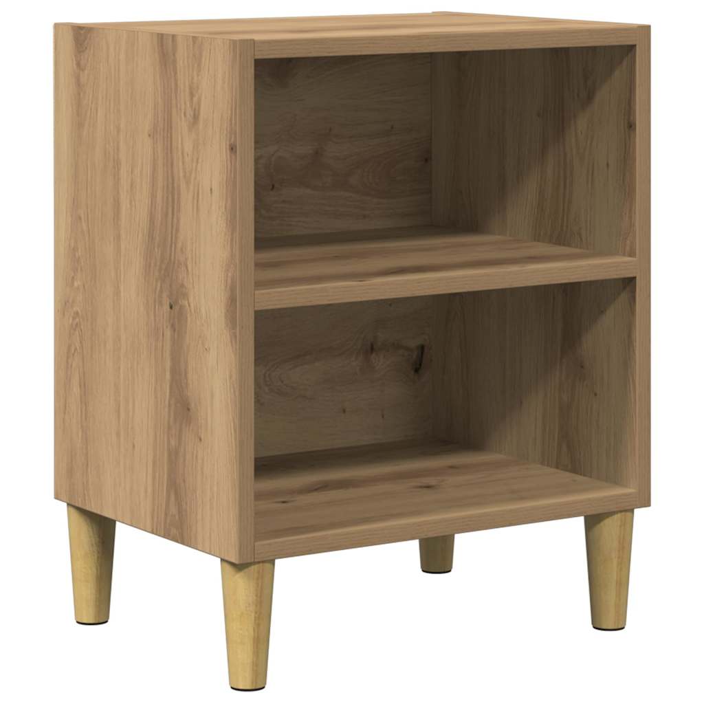 vidaXL Noční stolek dub artisan 40 x 30 x 50 cm kompozitní dřevo