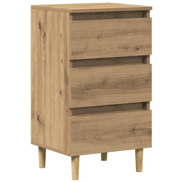 vidaXL &ouml;&ouml;kapp Artisan tamm 40x35x69 cm ehituspuit