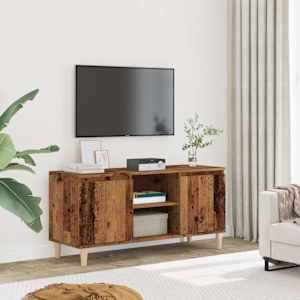 TV skříňka old wood 102 x 35 x 50 cm kompozitní dřevo - obrázek 3