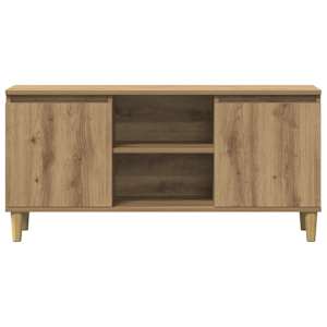TV skříňka dub artisan 102 x 35 x 50 cm kompozitní dřevo - obrázek 4