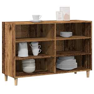 Příborník old wood 103,5 x 35 x 70 cm kompozitní dřevo - obrázek 4