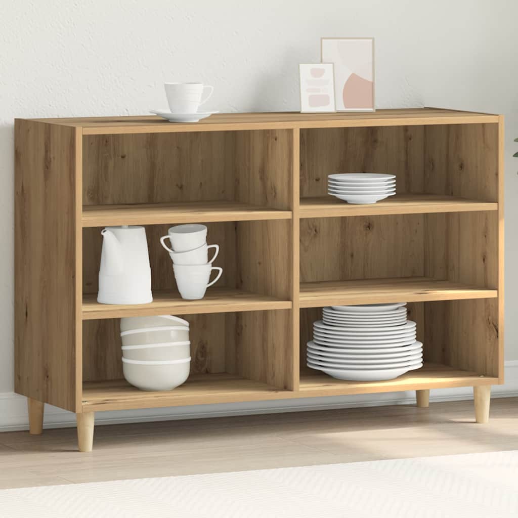 Thumbnail - vidaXL Sideboard Artisan-Eiche 103,5x35x70 cm Holzwerkstoff