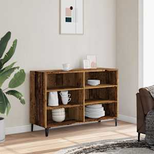 Příborník old wood 103,5 x 35 x 70 cm kompozitní dřevo - obrázek 4