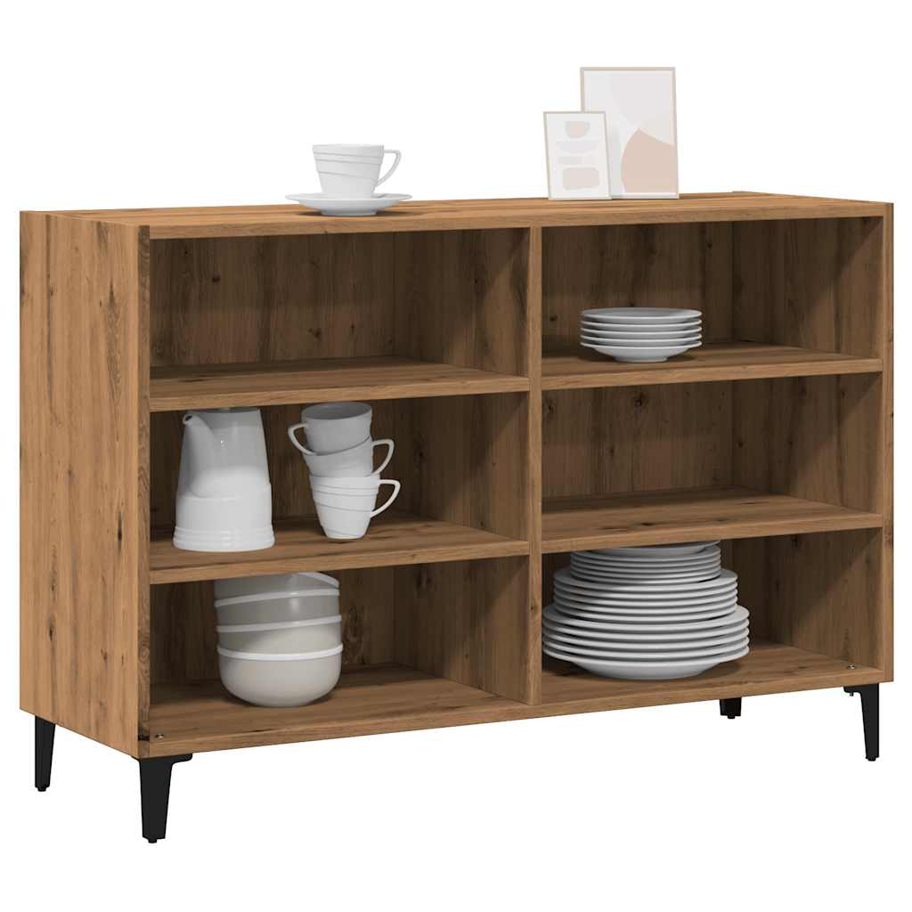 Sideboard Artisan-Eiche 103,5x35x70 cm Holzwerkstoff