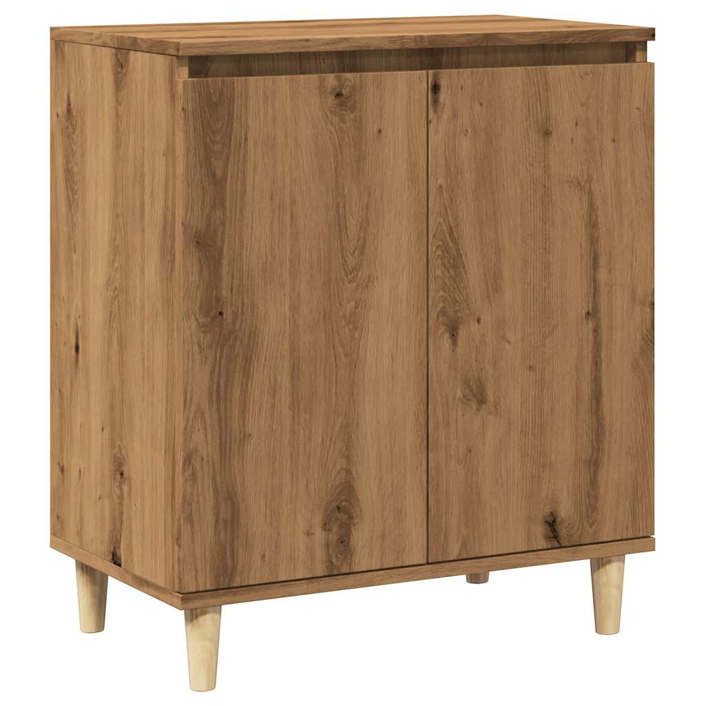 vidaXL Sideboard artisian hrast 60x35x70 cm konstruiran les