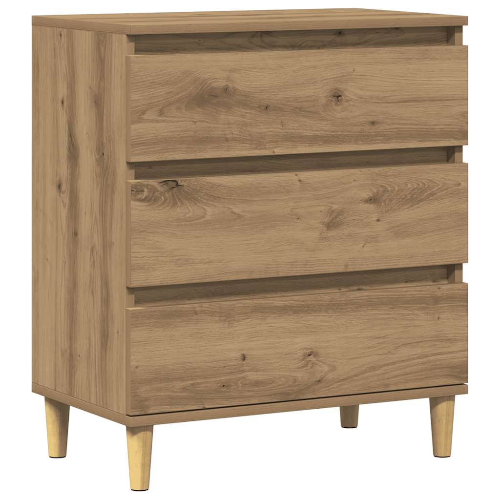 vidaXL Příborník dub artisan 60 x 35 x 70 cm kompozitní dřevo