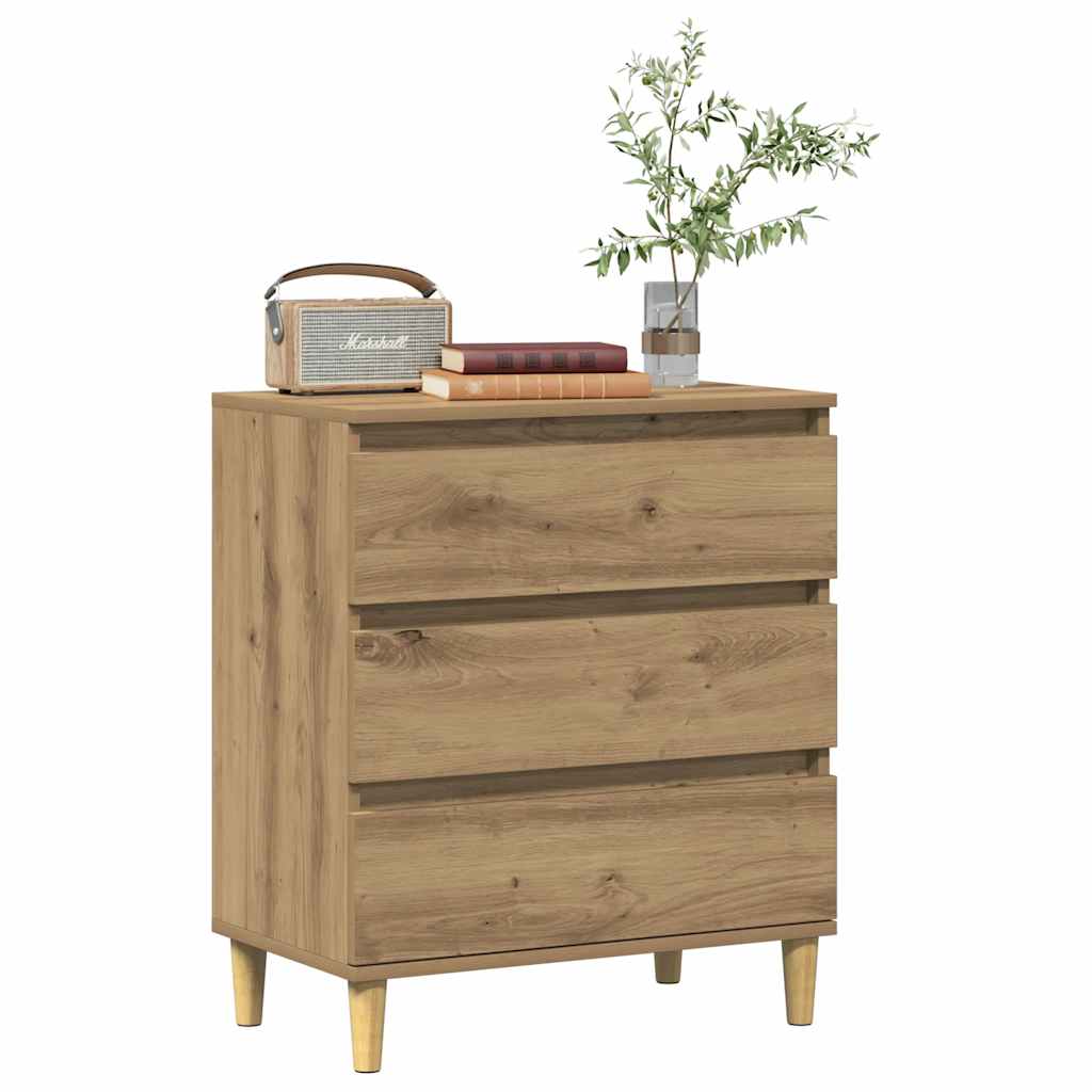vidaXL Bufetă Stejar artizanal 60x35x70 cm Lemn prelucrat