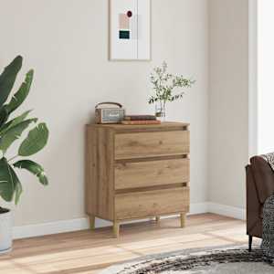 Sideboard artisian hrast 60x35x70 cm konstruiran les