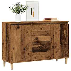 Příborník old wood 102 x 35 x 70 cm kompozitní dřevo - obrázek 1