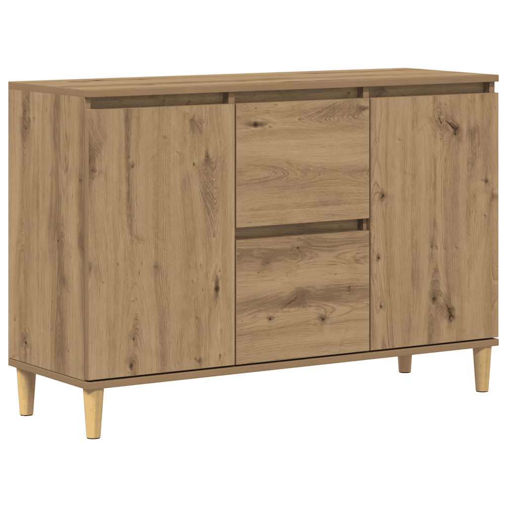 vidaXL Příborník dub artisan 102 x 35 x 70 cm kompozitní dřevo